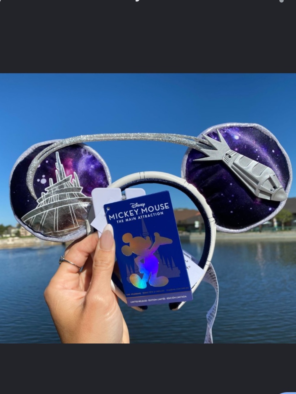 Disney Minnie Ears Headband The Main Attraction Space Mountain